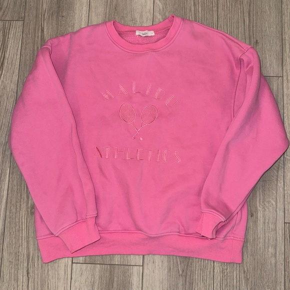 TALULAH| Pink Sweatshirt / Shorts / Sweatpants 3 piece set - Picture 2 of 4